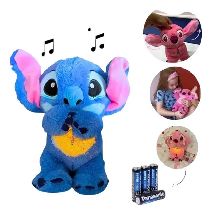 Vista 3 de Peluche Stitch Anti-stress que Respira